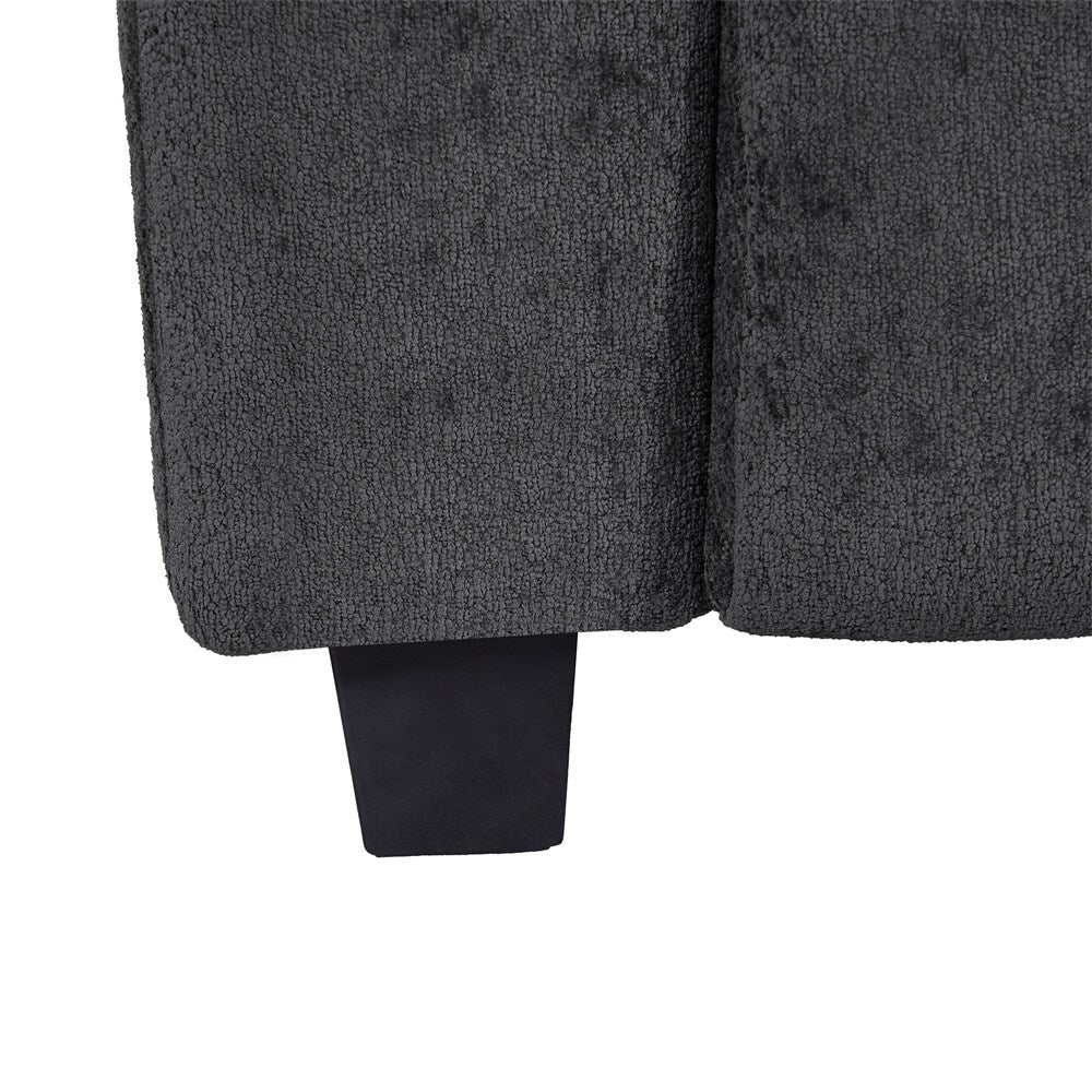 78.7 Chenille Upholstered Sofa with Legs