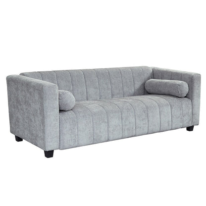 78.7 Chenille Upholstered Sofa with Legs