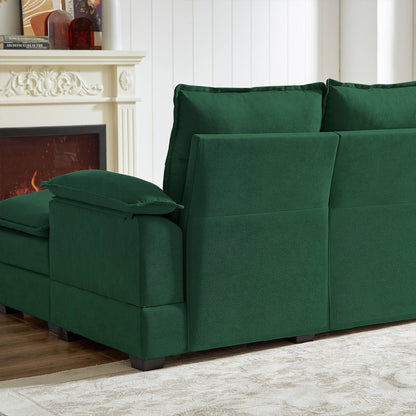 82.28 Inches L Shape Sectional Sofa with Cloud Seats for Living Room