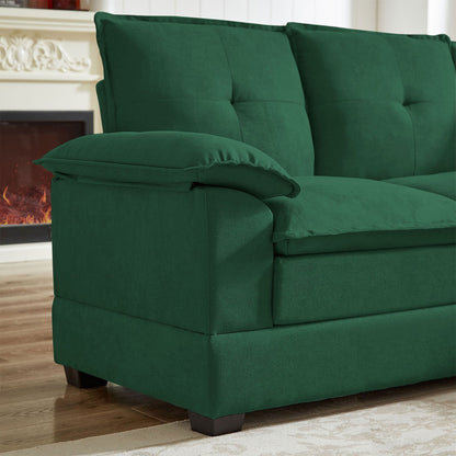 82.28 Inches L Shape Sectional Sofa with Cloud Seats for Living Room