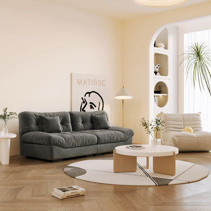 89 Tufted Sofa Cloud Shaped Couch