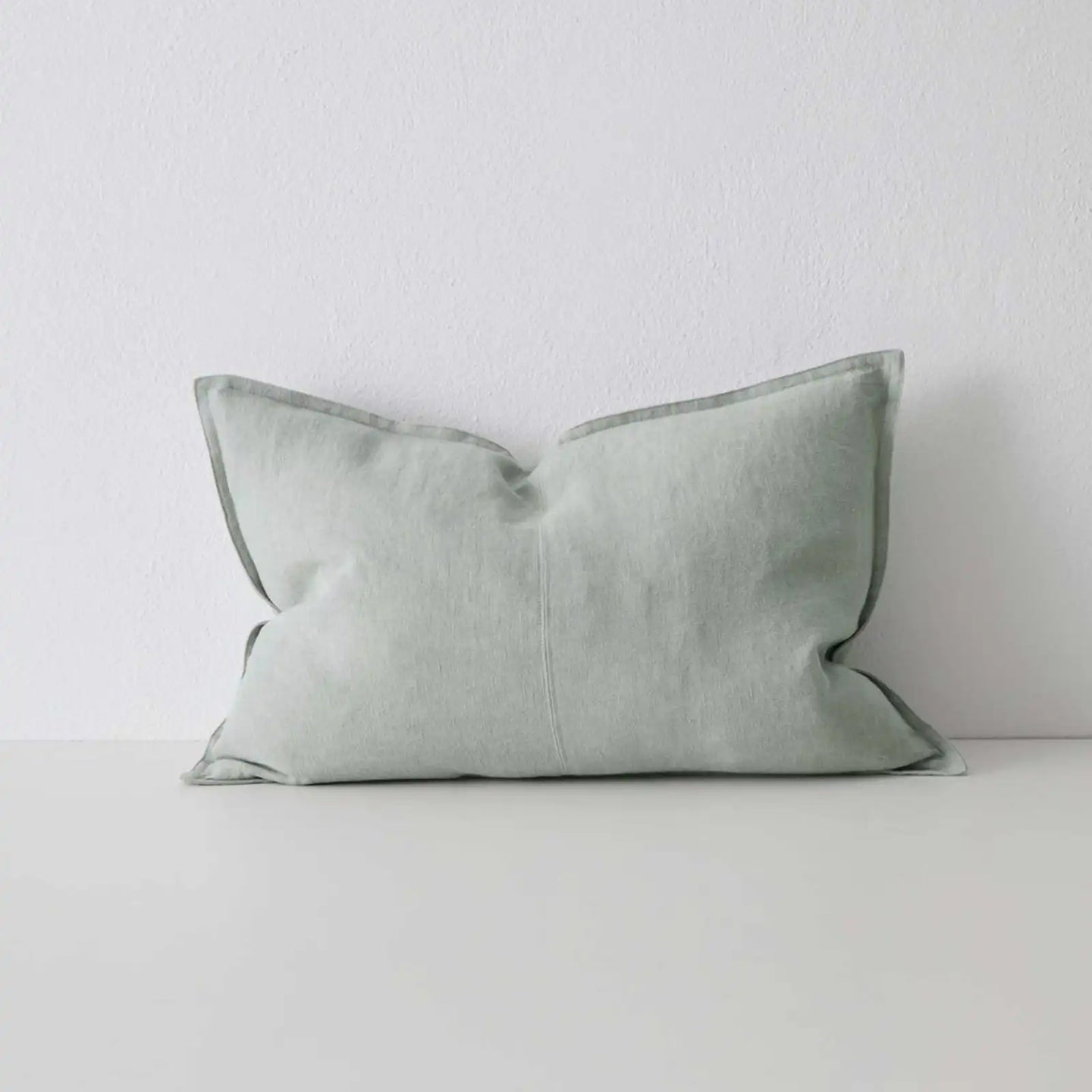 Como Linen Stonewashed Vintage Look Lumbar Cushion