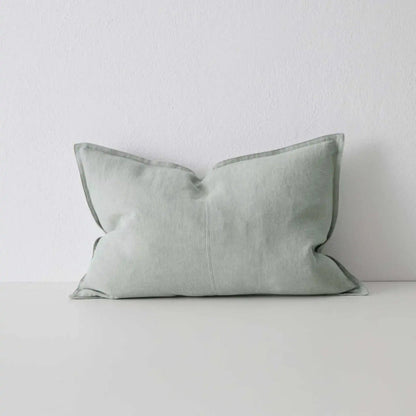 Como Linen Stonewashed Vintage Look Lumbar Cushion