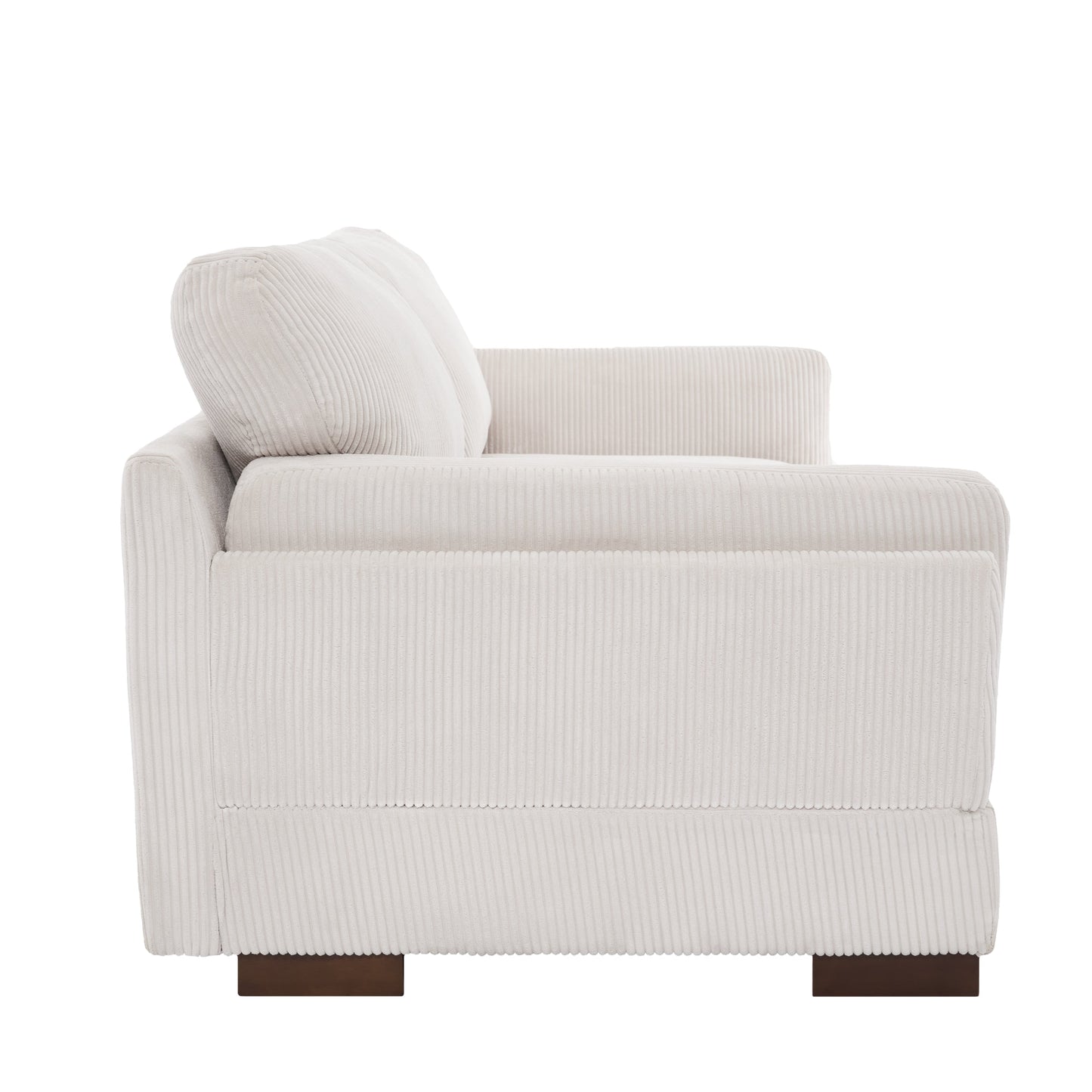 90 Loveseat Sofa Modern and Cozy Corduroy Couch