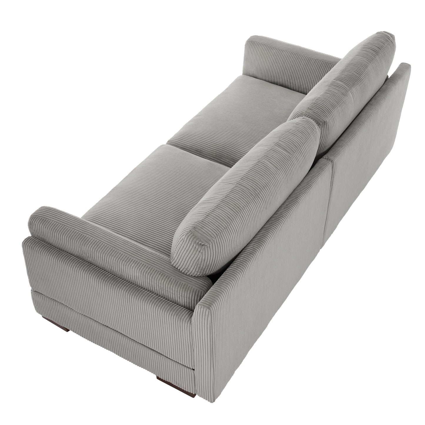 90 Loveseat Sofa Modern and Cozy Corduroy Couch
