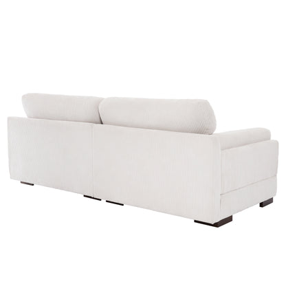 90 Loveseat Sofa Modern and Cozy Corduroy Couch