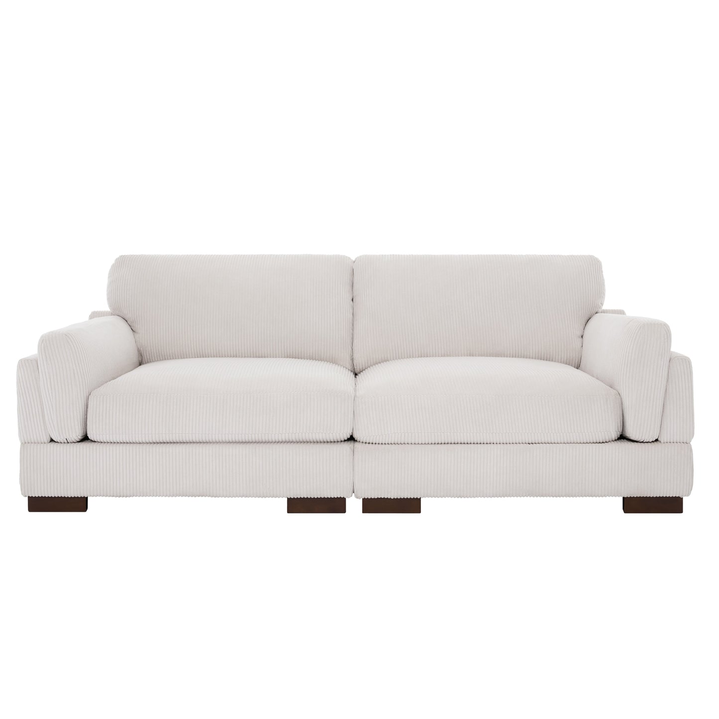 90 Loveseat Sofa Modern and Cozy Corduroy Couch