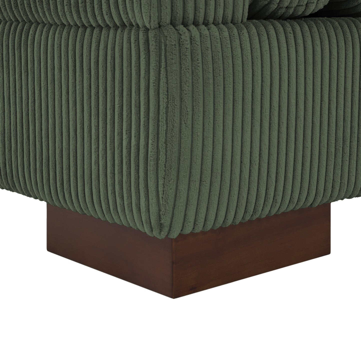 90 Loveseat Sofa Modern and Cozy Corduroy Couch