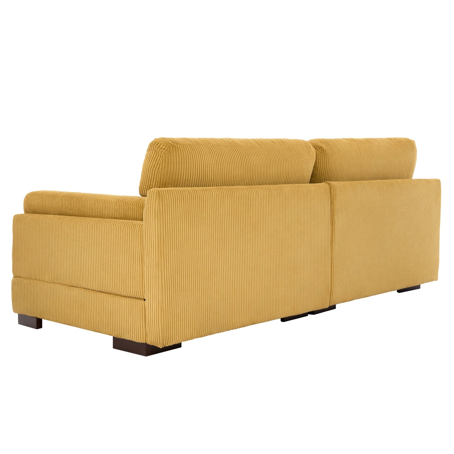 90 Loveseat Sofa Modern and Cozy Corduroy Couch