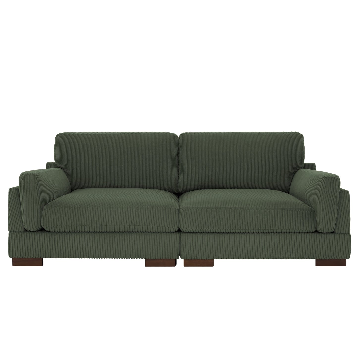 90 Loveseat Sofa Modern and Cozy Corduroy Couch