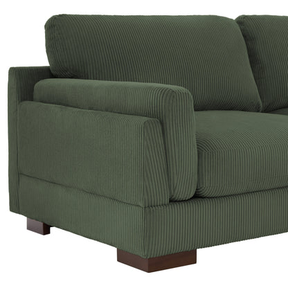 90 Loveseat Sofa Modern and Cozy Corduroy Couch