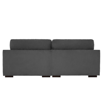 90 Loveseat Sofa Modern and Cozy Corduroy Couch