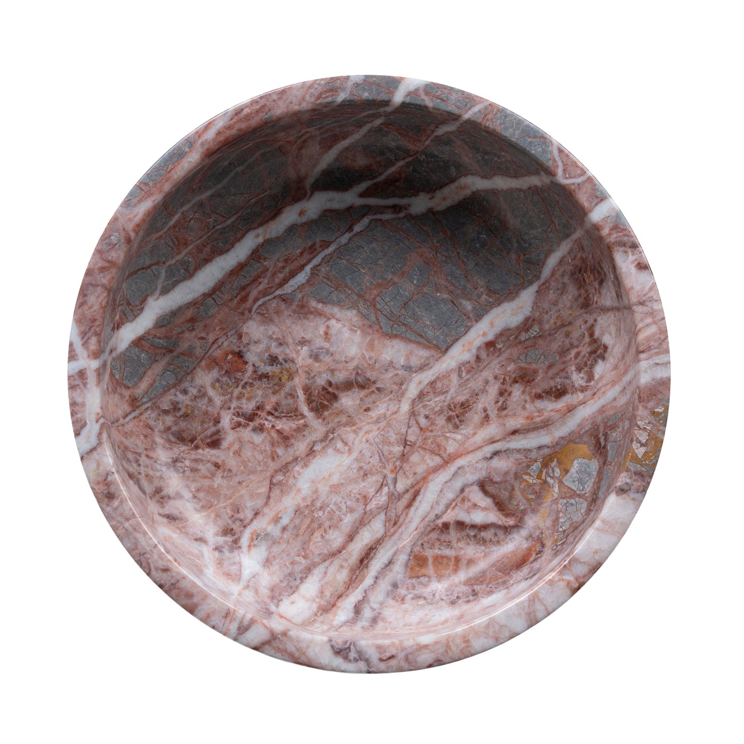 Ardena Round Marble Tray - Multicolor