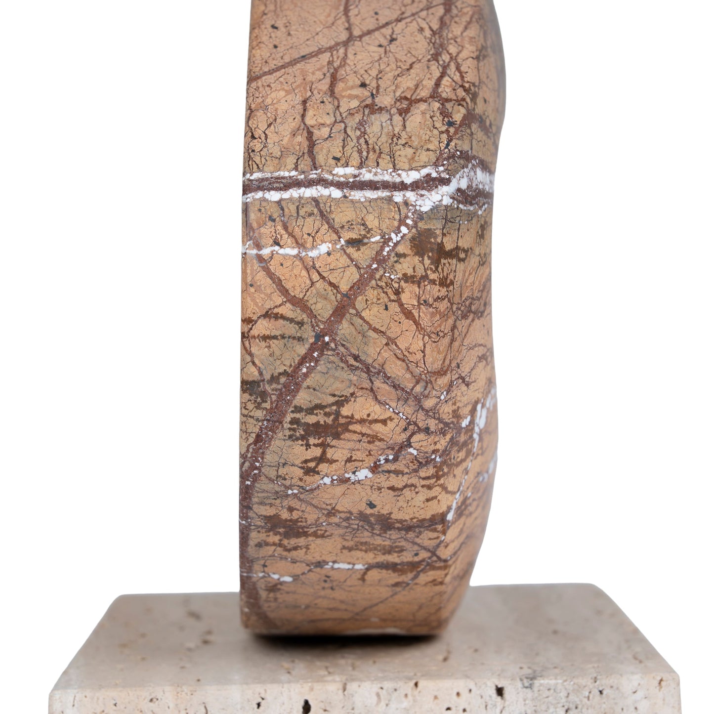 Arin Halo Marble Sculpture - Coffee