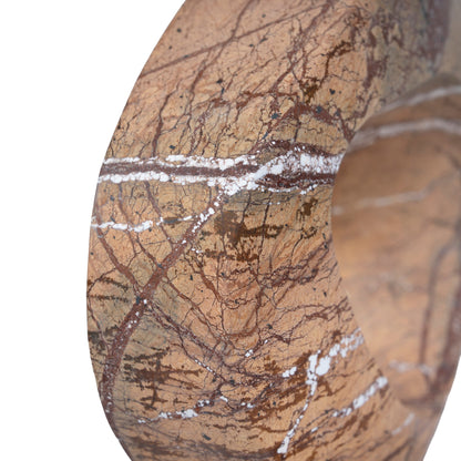 Arin Halo Marble Sculpture - Coffee