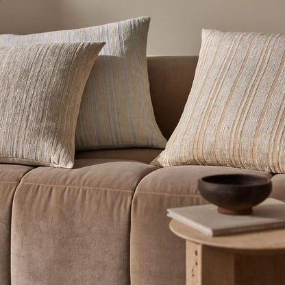 Adriana 50cm Contemporary Chenille Stripe Cushion