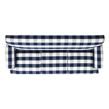 Alana Lawson 88 Inch Living Room Sofa â?Three Cushion Couch with Rolled Arms and Tight Back â?Minimal Assembly Required