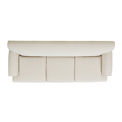 Alana Lawson 88 Inch Living Room Sofa â?Three Cushion Couch with Rolled Arms and Tight Back â?Minimal Assembly Required