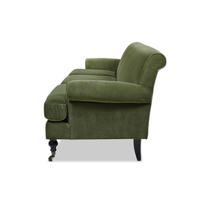 Alana Lawson 88 Inch Living Room Sofa â?Three Cushion Couch with Rolled Arms and Tight Back â?Minimal Assembly Required
