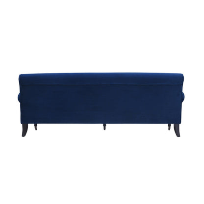 Alana Lawson 88 Inch Living Room Sofa â?Three Cushion Couch with Rolled Arms and Tight Back â?Minimal Assembly Required