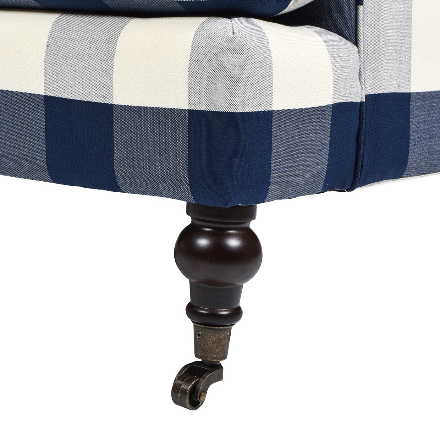 Alana Lawson 88 Inch Living Room Sofa â?Three Cushion Couch with Rolled Arms and Tight Back â?Minimal Assembly Required