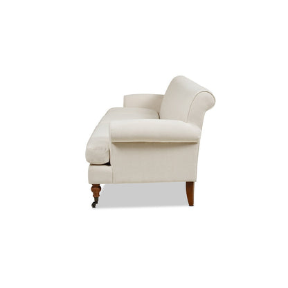 Alana Lawson 88 Inch Living Room Sofa â?Three Cushion Couch with Rolled Arms and Tight Back â?Minimal Assembly Required