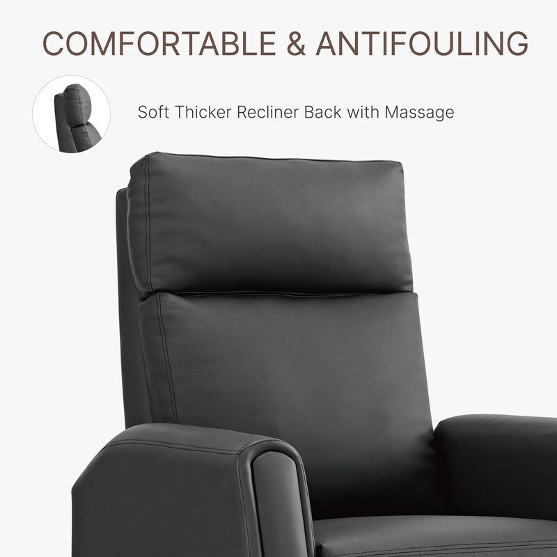 Andrea Recliner Chair with LED Lights, Heating  Massage