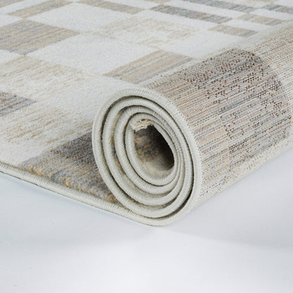 Anesa 200cm x 290cm Tribal Rug - Hatch Silver