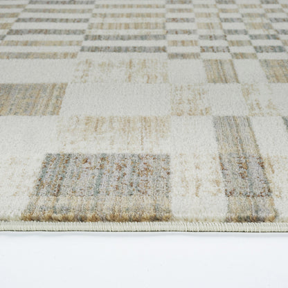 Anesa 200cm x 290cm Tribal Rug - Hatch Silver