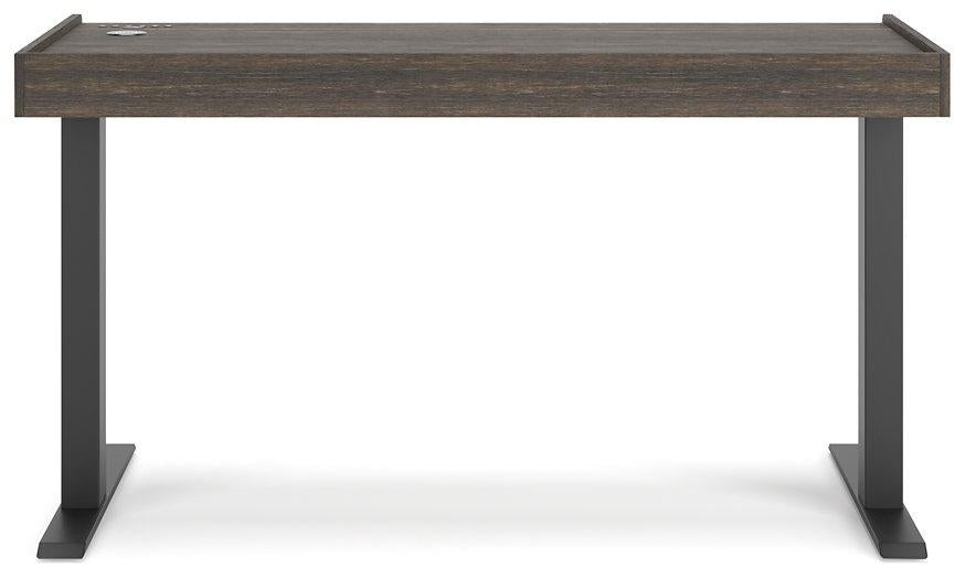 Zendex Dark Brown 55 Adjustable Height Desk