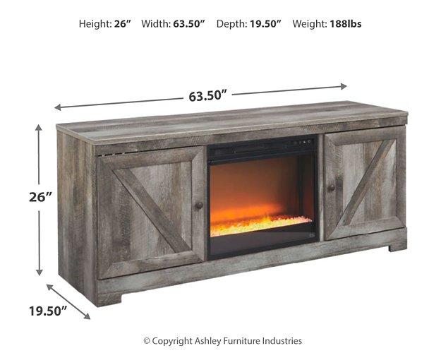 Wynnlow 63 TV Stand with Electric Fireplace
