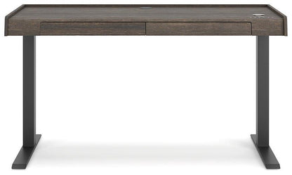 Zendex Dark Brown 55 Adjustable Height Desk