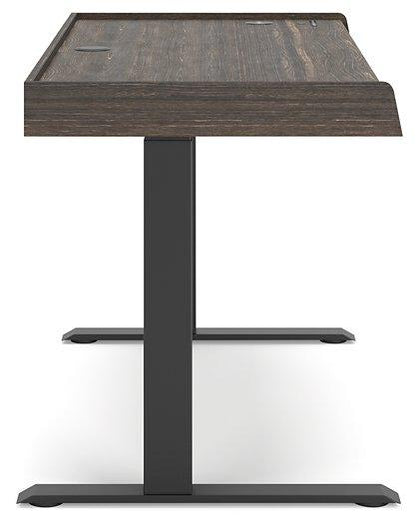 Zendex Dark Brown 55 Adjustable Height Desk