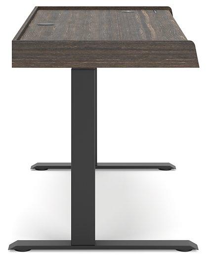 Zendex Dark Brown 55 Adjustable Height Desk