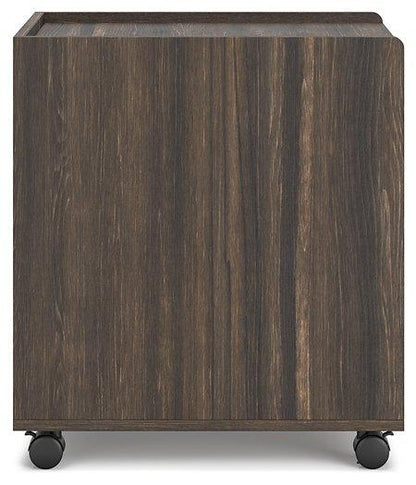 Zendex Dark Brown File Cabinet