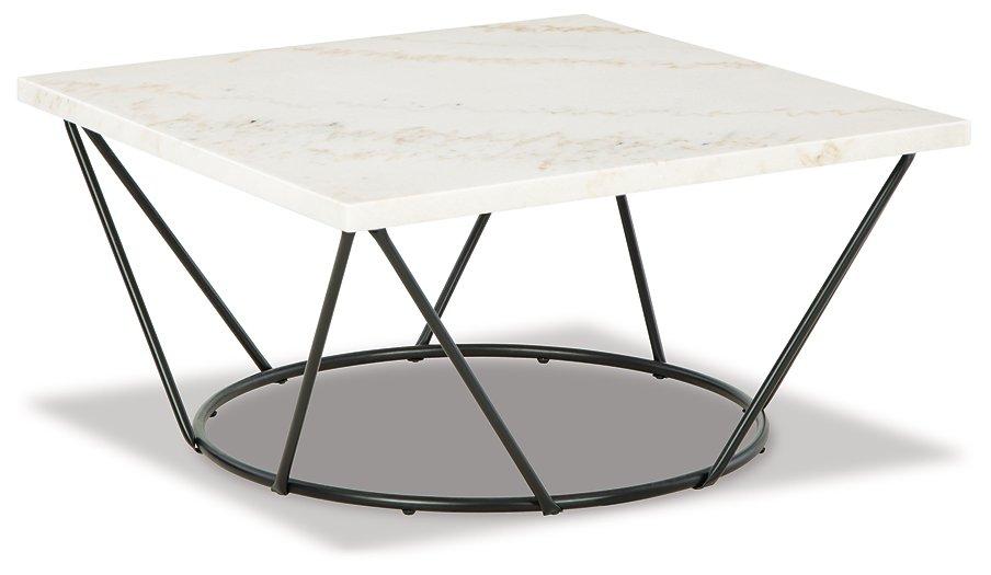 Vancent White/Black Coffee Table