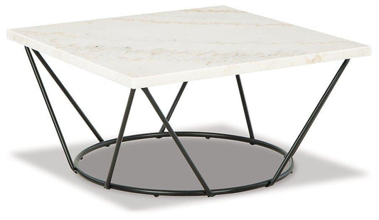Vancent White/Black Coffee Table