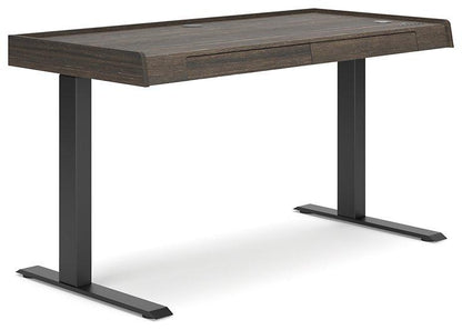 Zendex Dark Brown 55 Adjustable Height Desk