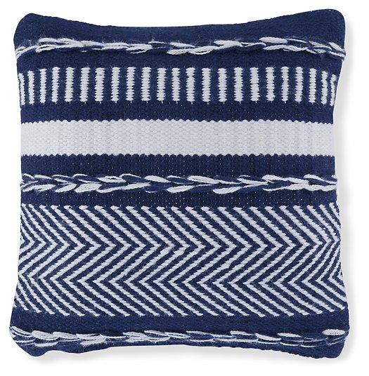 Yarnley Navy/White Pillow