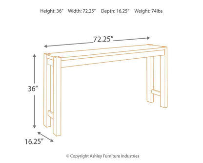 Torjin - Long Counter Table