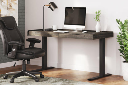 Zendex Dark Brown 55 Adjustable Height Desk