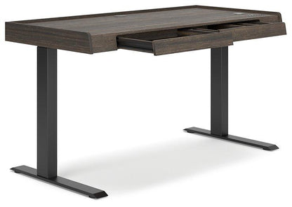 Zendex Dark Brown 55 Adjustable Height Desk