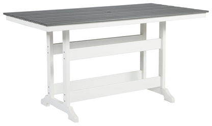 Transville - Rect Counter Table W/umb Opt