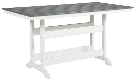 Transville - Rect Counter Table W/umb Opt