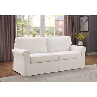 Porch & Den Zuni Mid-century Slip Cover Sofa