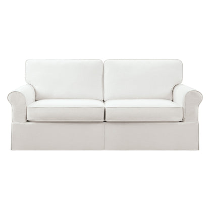 Porch & Den Zuni Mid-century Slip Cover Sofa