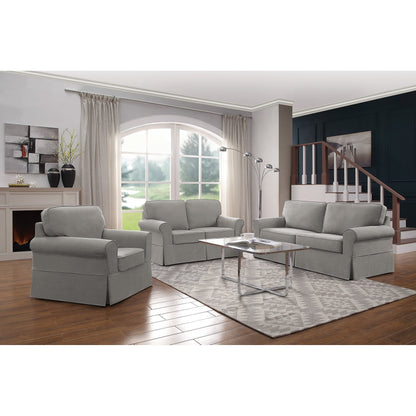 Porch & Den Zuni Mid-century Slip Cover Sofa