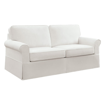Porch & Den Zuni Mid-century Slip Cover Sofa
