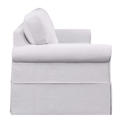 Porch & Den Zuni Mid-century Slip Cover Sofa