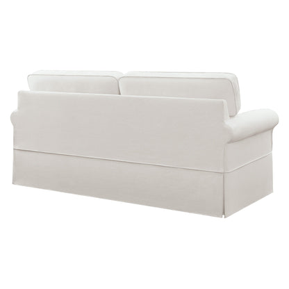 Porch & Den Zuni Mid-century Slip Cover Sofa